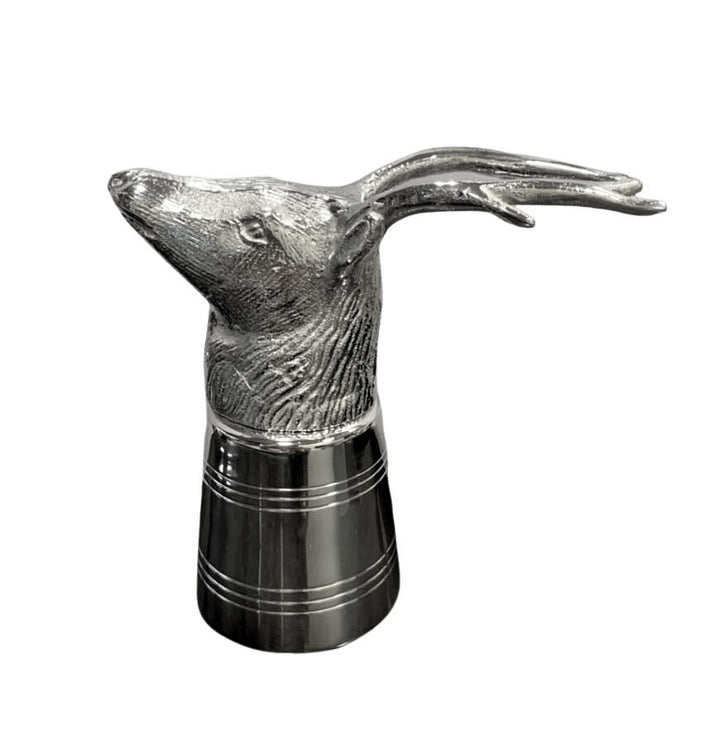 STIRRUP CUP STAG HEAD SILVER PLATE #63958