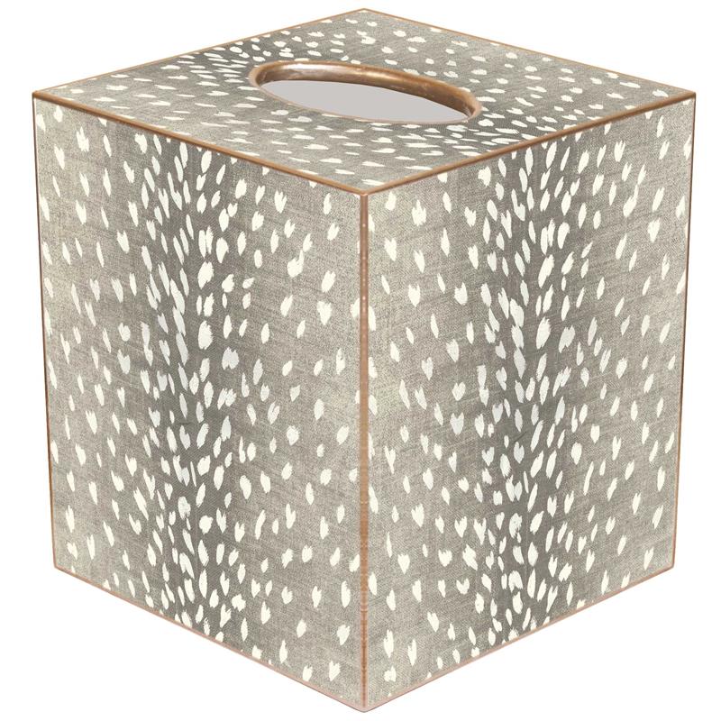 TISSUE BOX ANTELOPE TAUPE