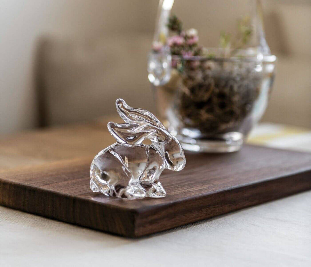 GLASS RABBIT CLEAR #64489
