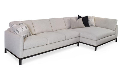 SOFA CORNER SECTIONAL 2-PIECE IN JEPSON SHELL