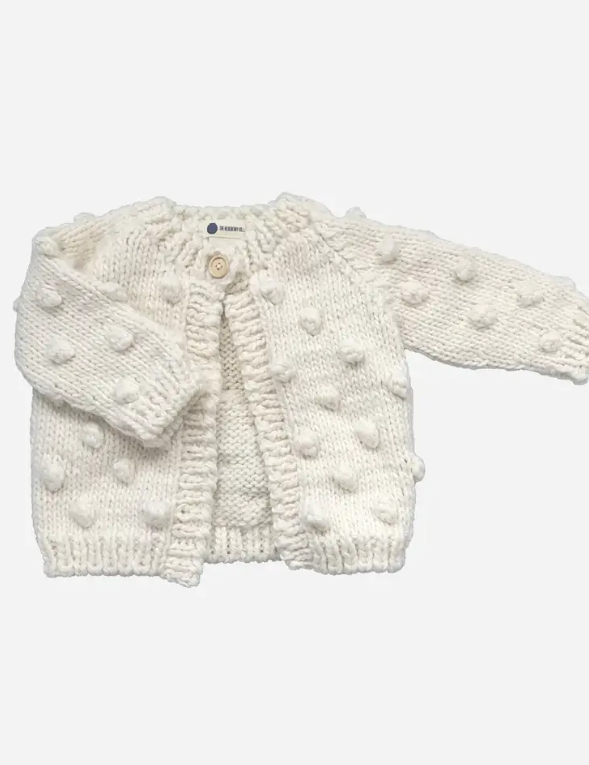 CARDIGAN POPCORN CREAM