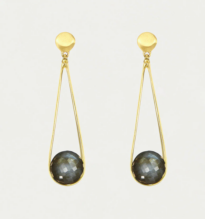 EARRINGS MINI IPANEMA LABRADORITE #64682