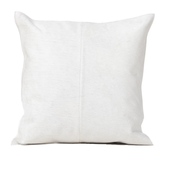 PILLOW HAIR ON HIDE W/ MICROSUEDE 20"