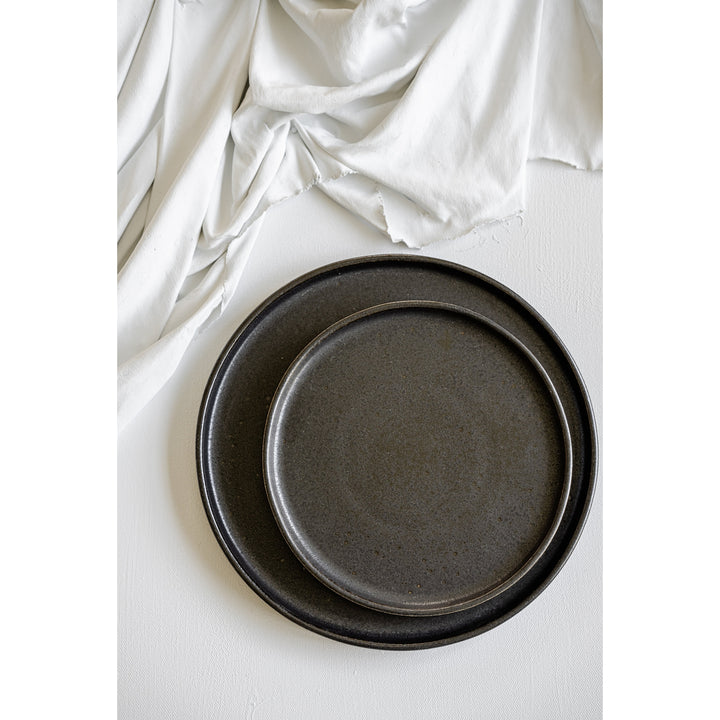DINNER PLATE STONEWEAR BLACK #53436