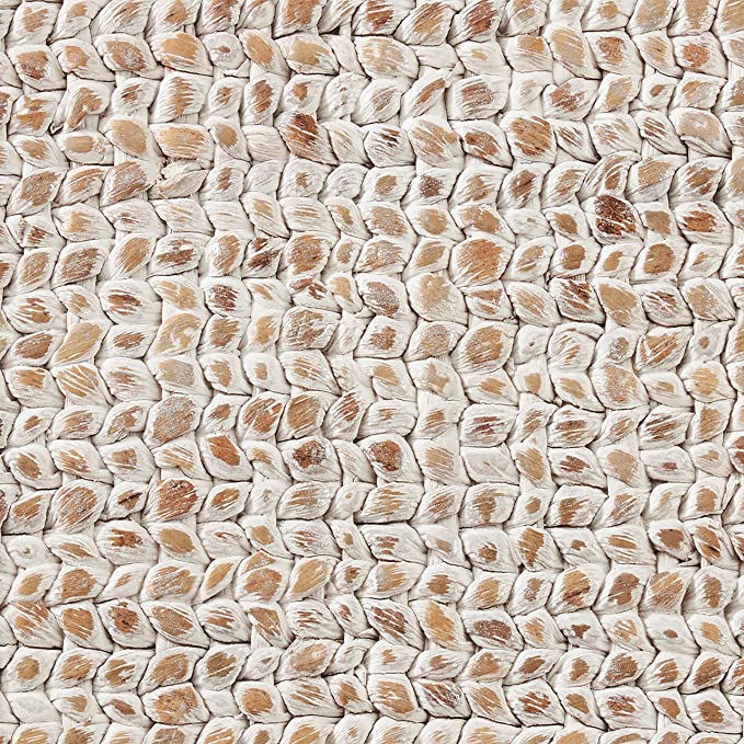 PLACEMAT WOVEN HYACINTH WHITE