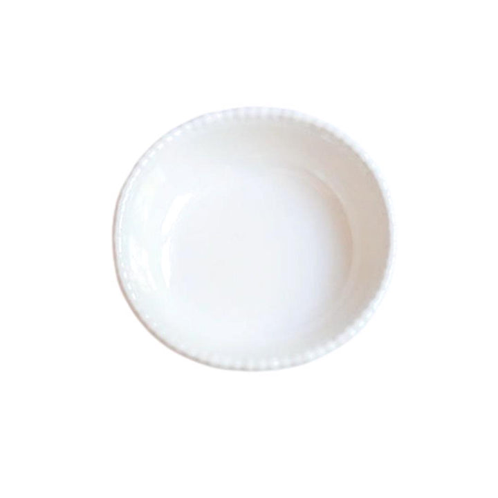 BOWL SOUP/CEREAL BEADED CREAM #50001