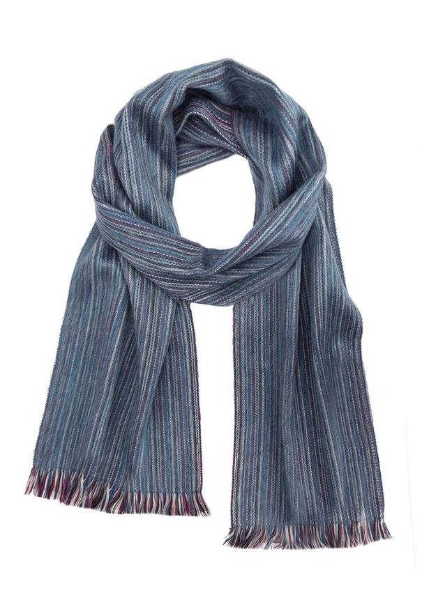 SCARF ALPACA INDIGO #40070