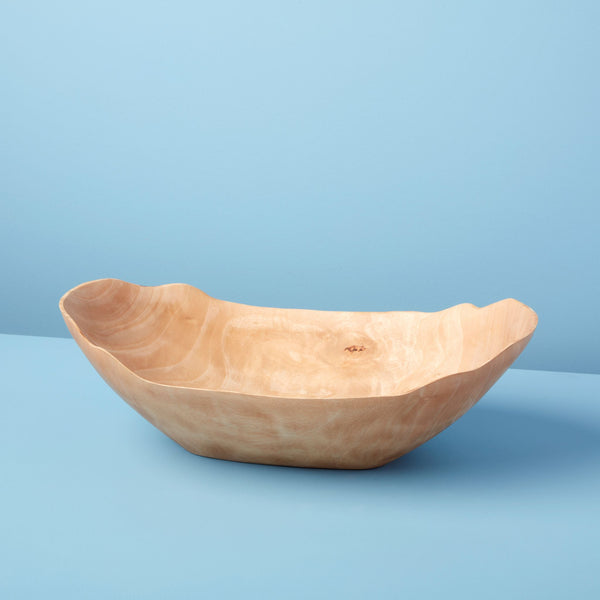 BOWL MANGO WOOD PETAL LARGE