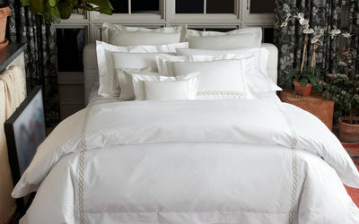 MATOUK CLASSIC CHAIN BEDDING COLLECTION (Pillowcases and Duvet Covers)