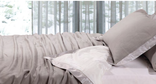 BLANKET BLUVET MOONBEAM SILVER KING