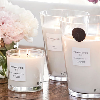 VOYAGE ET CIE CANDLE LILIES & LIME (Available in 4 sizes)