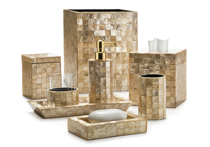BATH ACCESSORIES CAPIZ CHAMPAGNE