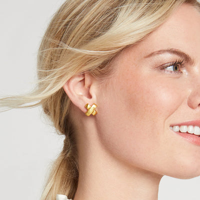 JULIE VOS EARRING CATALINA X STUD