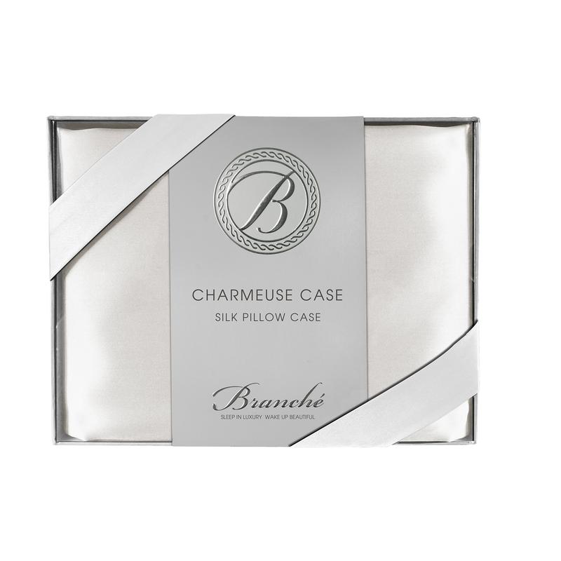 PILLOWCASE CHARMEUSE WHITE