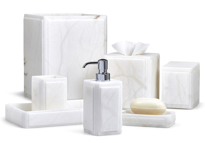 BATH ACCESSORIES CLAUDIA WHITE