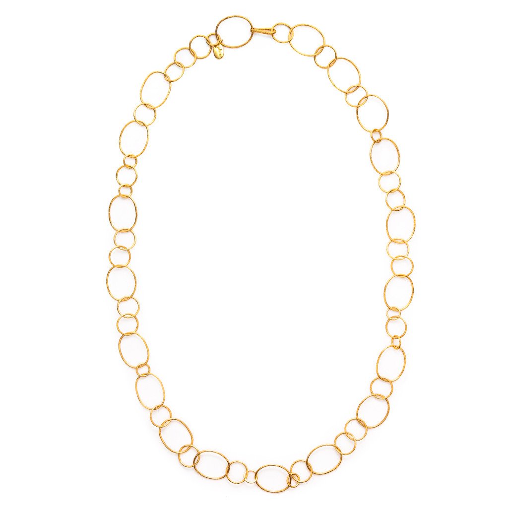 NECKLACE COLETTE LINK TEXTURED #41905