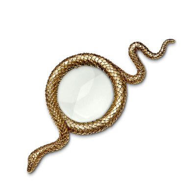 L'OBJET MAGNIFYING GLASS SNAKE  (Available in different colors and sizes)