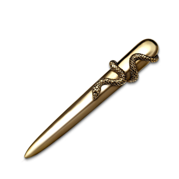LETTER OPENER SNAKE GOLD #20272