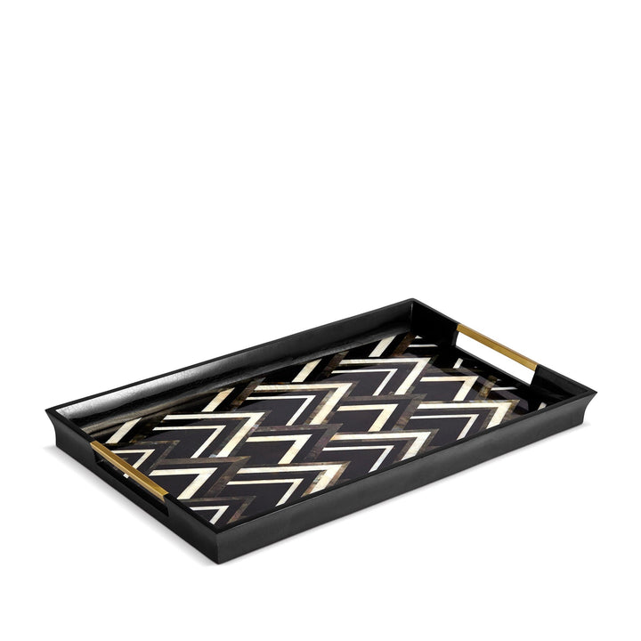 TRAY DECO NOIR RECTANGULAR #38234