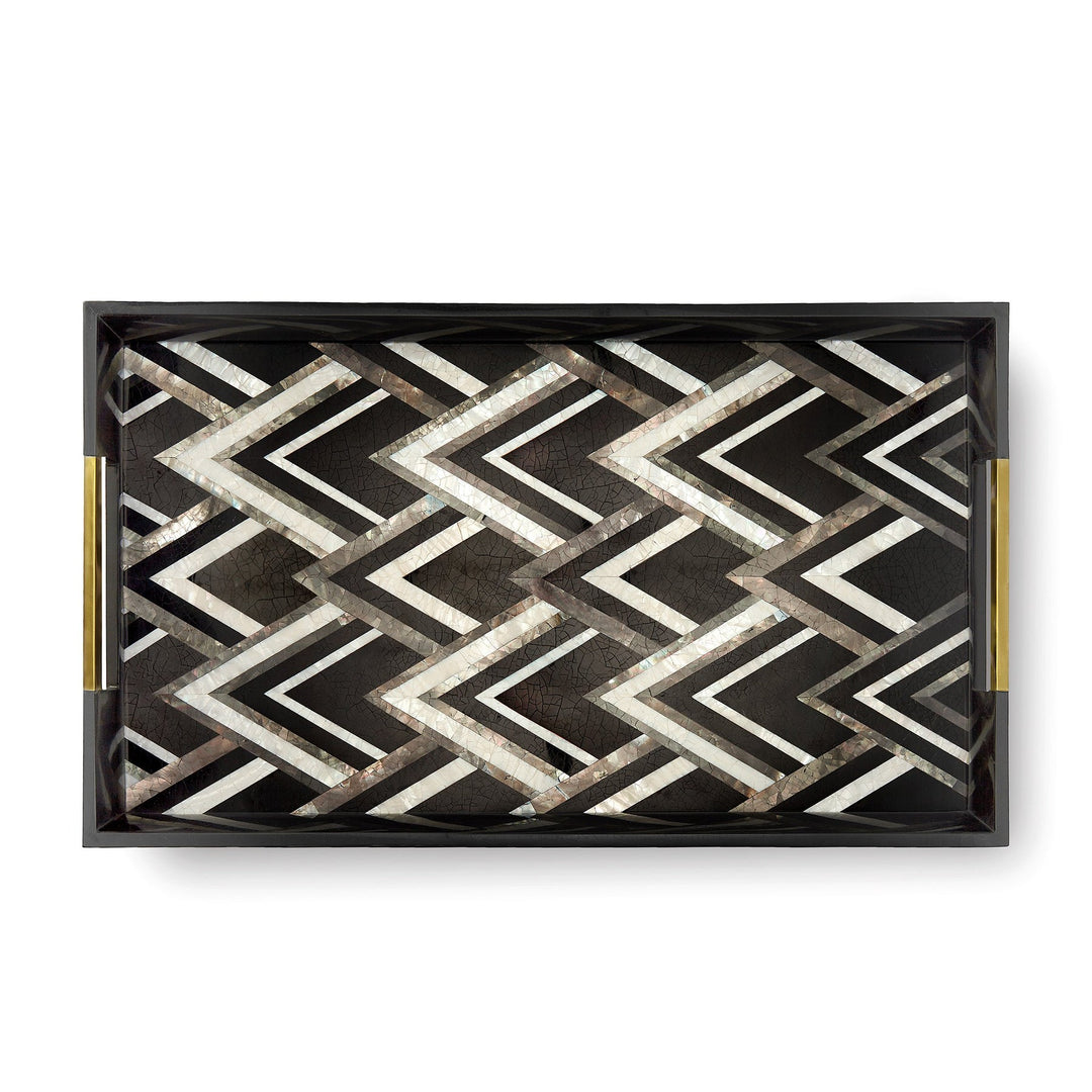 TRAY DECO NOIR RECTANGULAR #38234