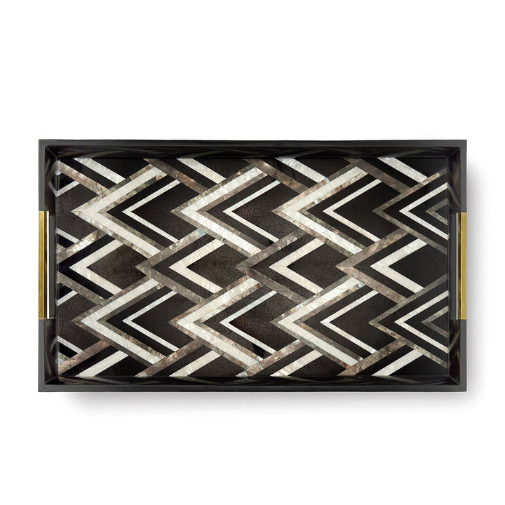 TRAY DECO NOIR RECTANGULAR #38234