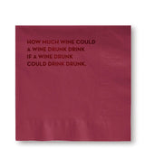 NAPKIN COCKTAIL "WINE DRUNK"