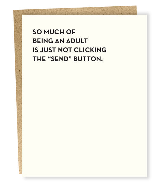 GREETING CARD "SEND BUTTON"