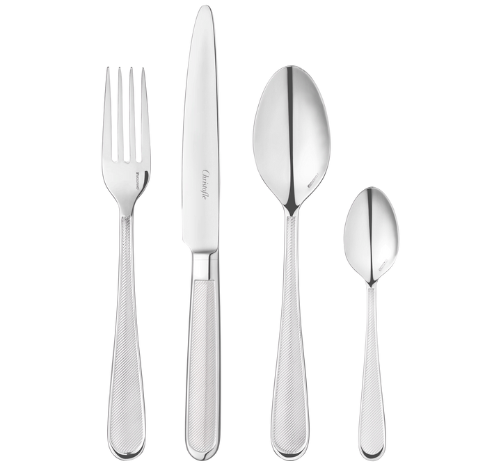 FLATWARE 24PC SET STAINLESS STEEL CONCORDE