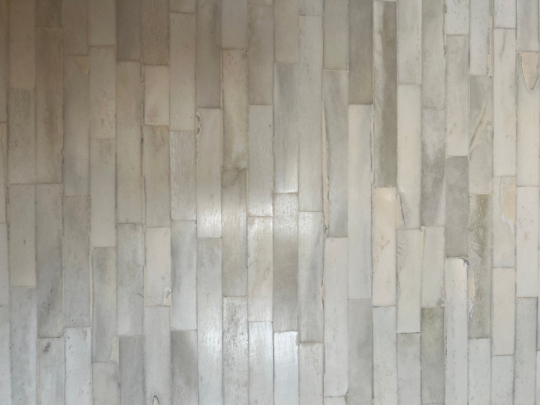 TABLE COCKTAIL CREAM BONE TILES #63339 (NRD)