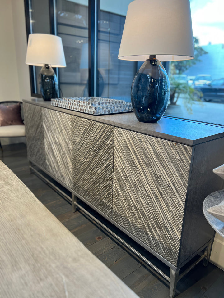 SIDEBOARD 4-DOOR GREY OAK FINISH #64127