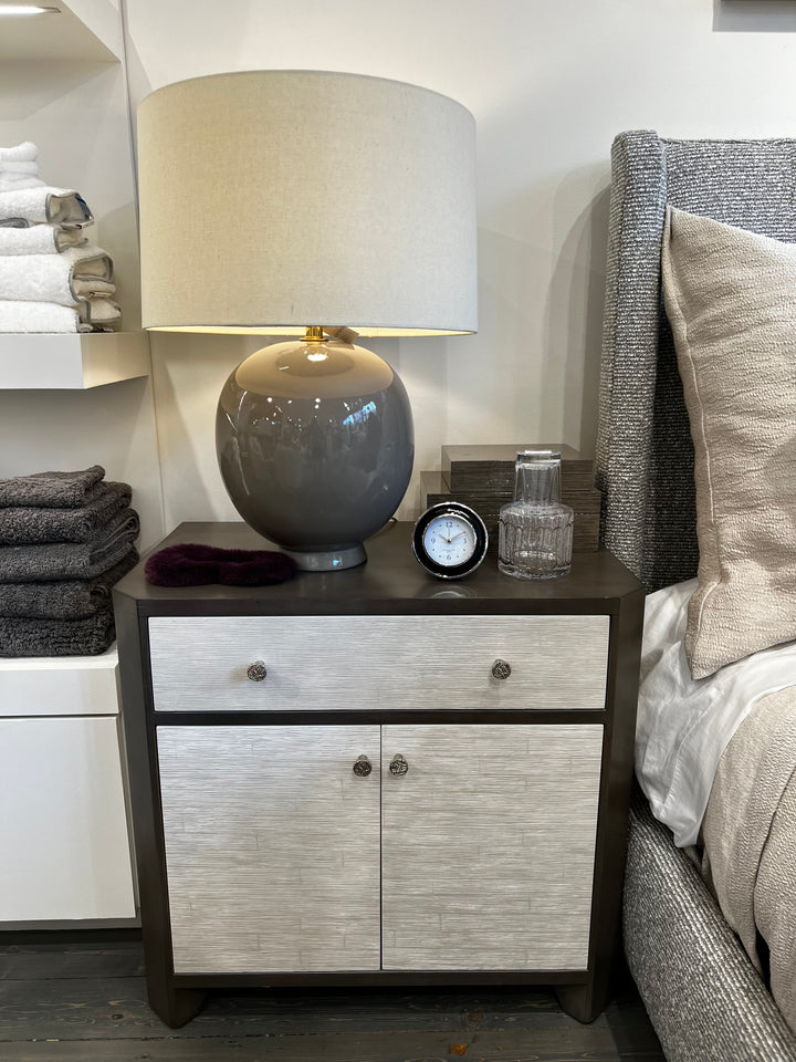 NIGHTSTAND OAK WHITE/GRAY (NRD) #52603