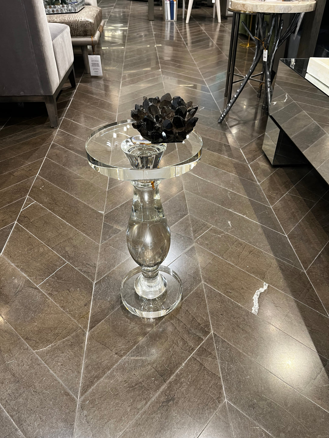 DRINK TABLE SOLID CRYSTAL