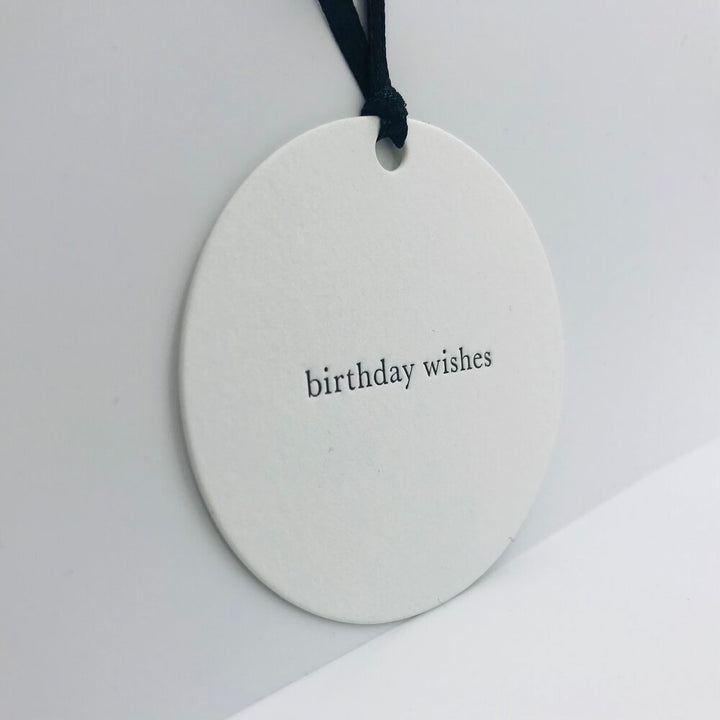 GIFT TAG "BIRTHDAY WISHES" #53526