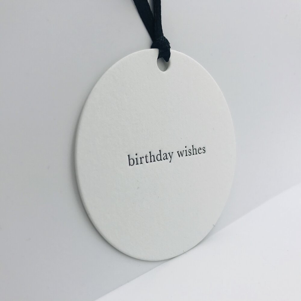 GIFT TAG "BIRTHDAY WISHES"