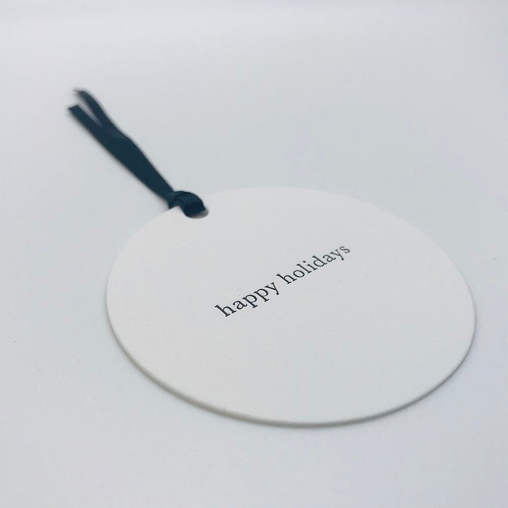 GIFT TAG "HAPPY HOLIDAYS"