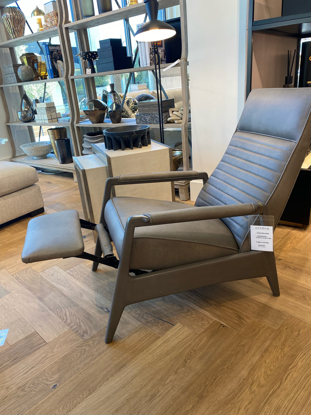 RECLINER IN DANTE SMOKE #63255