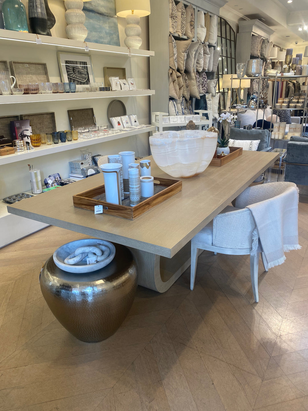 DINING TABLE HONEY ASH RECTANGULAR #62514