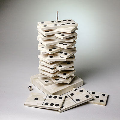 DOMINO SET BONE #59145