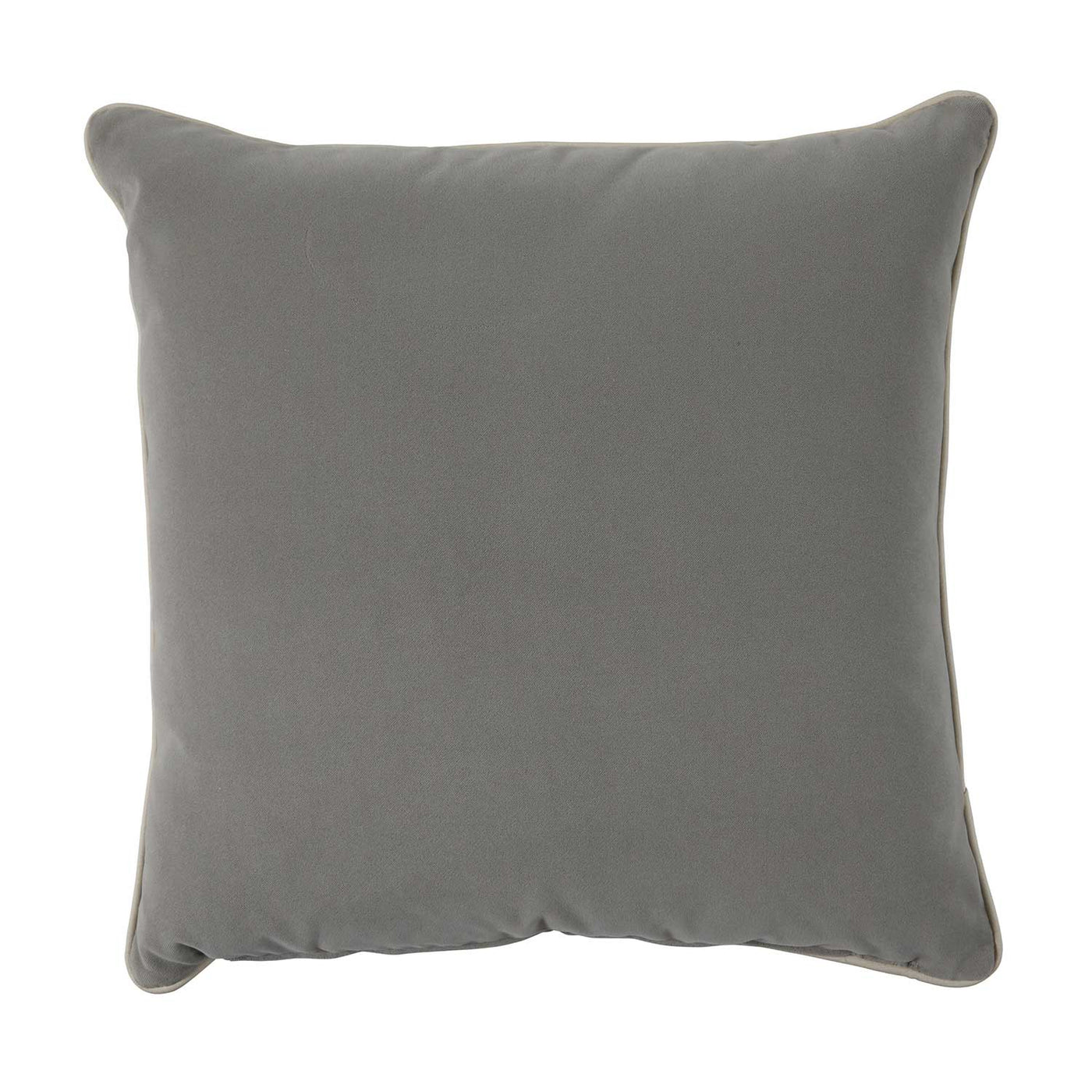 PILLOW LUX LEATHER PEWTER