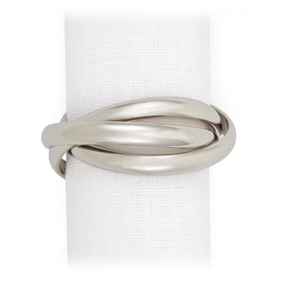 L'OBJET NAPKIN JEWELS THREE RING - SET OF 4 (Available in 2 Colors)