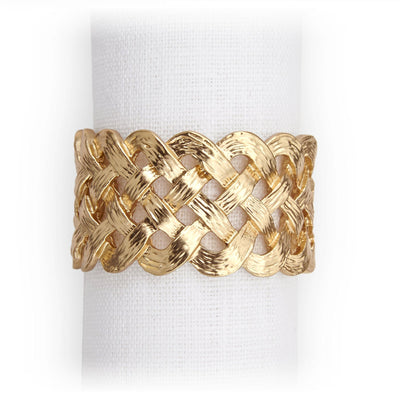 L'OBJET NAPKIN JEWELS BRAID - SET OF 4 (Available in 2 Colors)