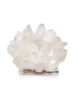 VOTIVE CANDLE HOLDER CLEAR QUARTZ