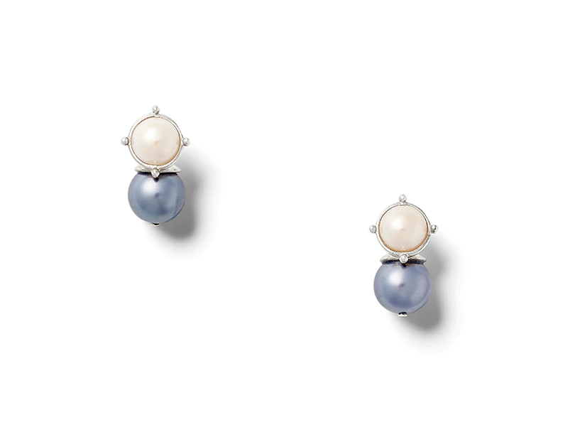CATHERINE CANINO EARRINGS PERIWINKLE LADY