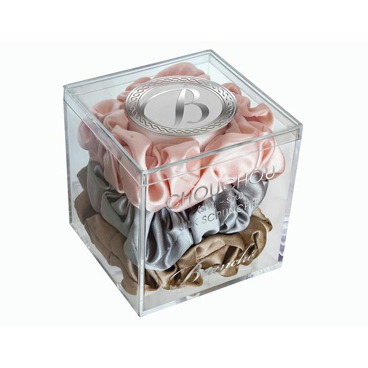 HAIR SCRUNCHIES FRENCH SILK