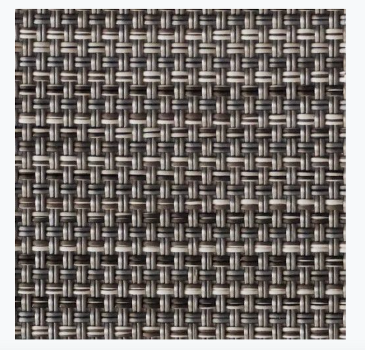 LUGGAGE RACK- DARK GREY FRAME WITH NEUTRAL MESH STRAPS #29394