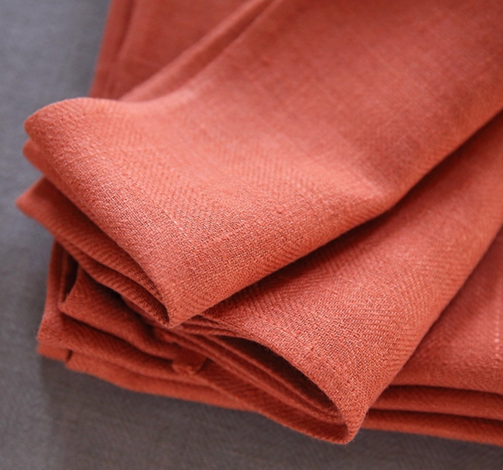 NAPKIN ORANGE LINEN 20"