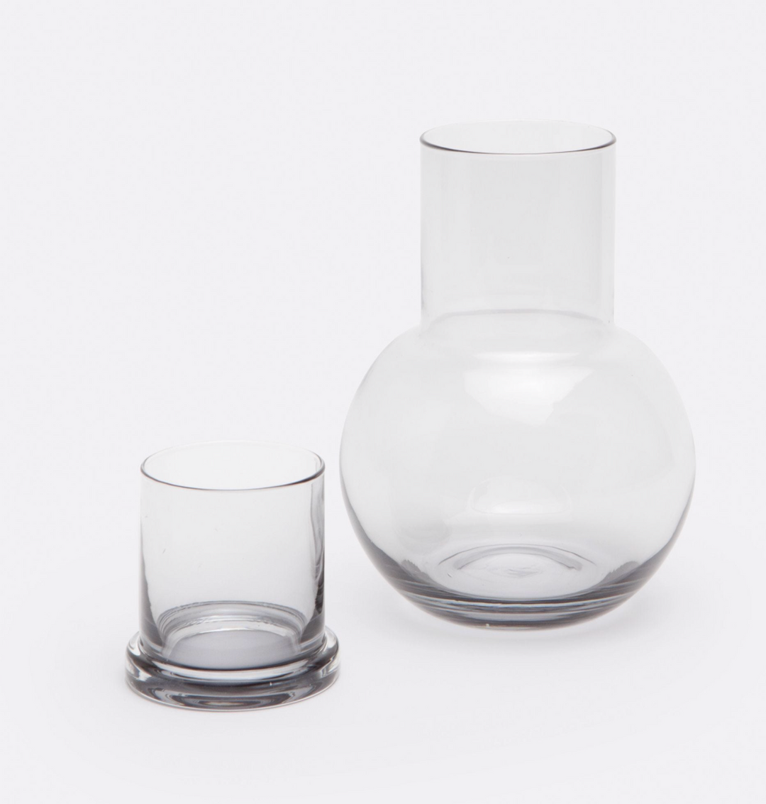 CARAFE ROUND WITH TUMBLER GLASS