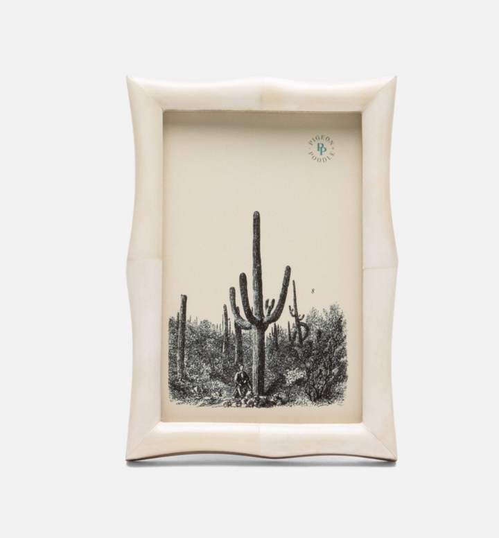 FRAME NATURAL BONE CURVED