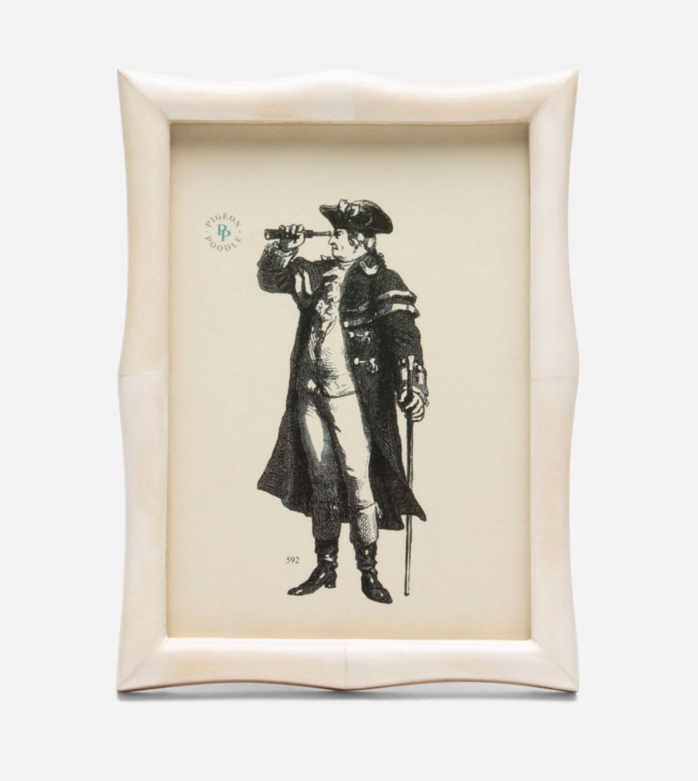 FRAME NATURAL BONE CURVED