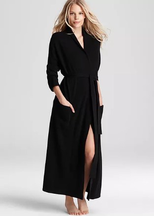 ROBE LONG WRAP BLACK